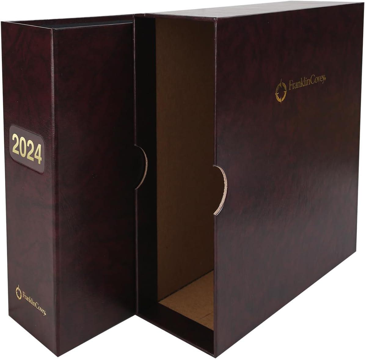 image:imageFranklinCovey Storage Combo Protect Past and Future Planner Pages Compact BurgundyBurgundy