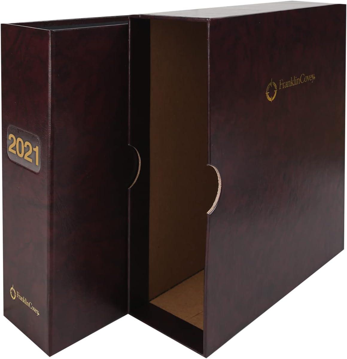 image:imageFranklinCovey Storage Combo Protect Past and Future Planner Pages Compact BurgundyBurgundy