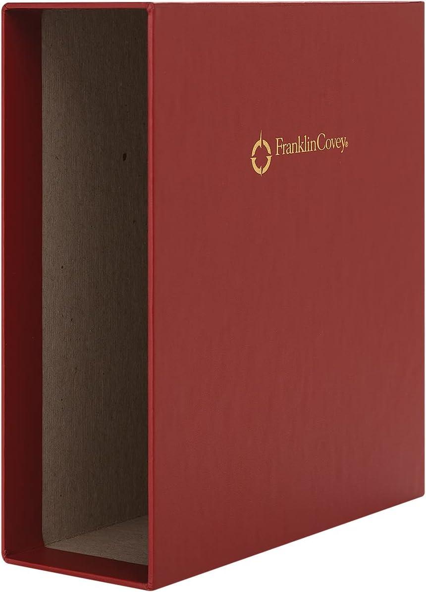 image:imageFranklinCovey Storage Sleeve for FranklinCovey Planners Protect Past and Future Planner Pages Classic PlumRed