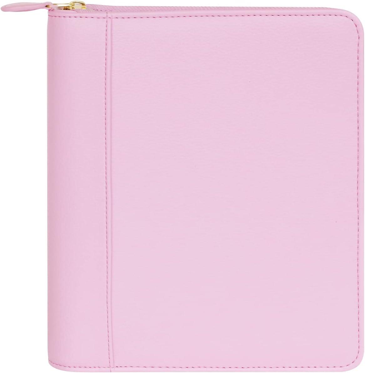 image:imageFranklinCovey Thalia RingBound Binder for FranklinCovey Planners Simulated Leather Zipper Binder Classic Water LilyWater Lily