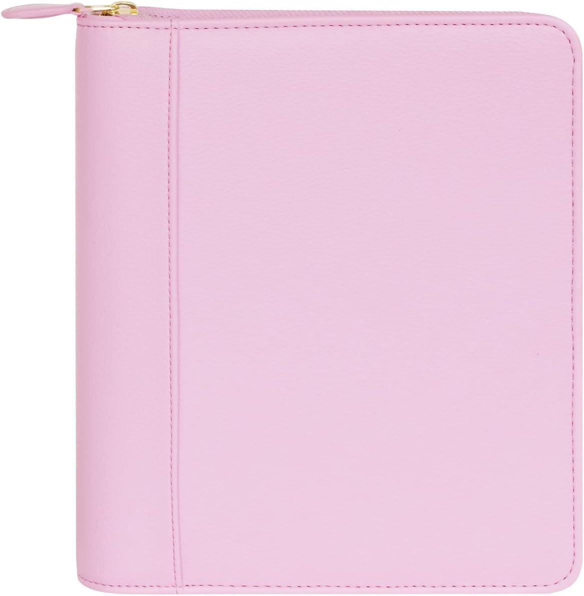 image:imageFranklinCovey Thalia RingBound Binder for FranklinCovey Planners Simulated Leather Zipper Binder Classic Water LilyWater Lily