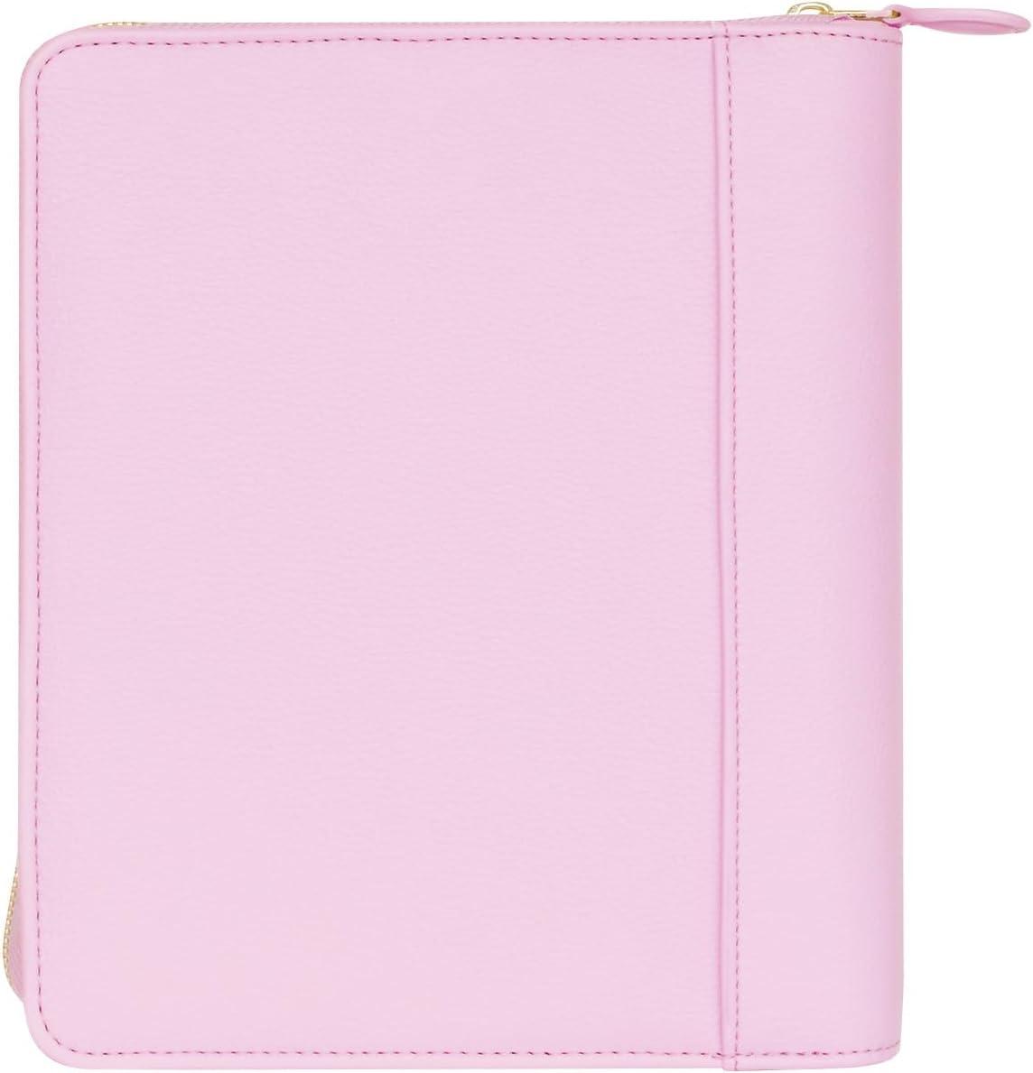 image:imageFranklinCovey Thalia RingBound Binder for FranklinCovey Planners Simulated Leather Zipper Binder Classic Water LilyWater Lily