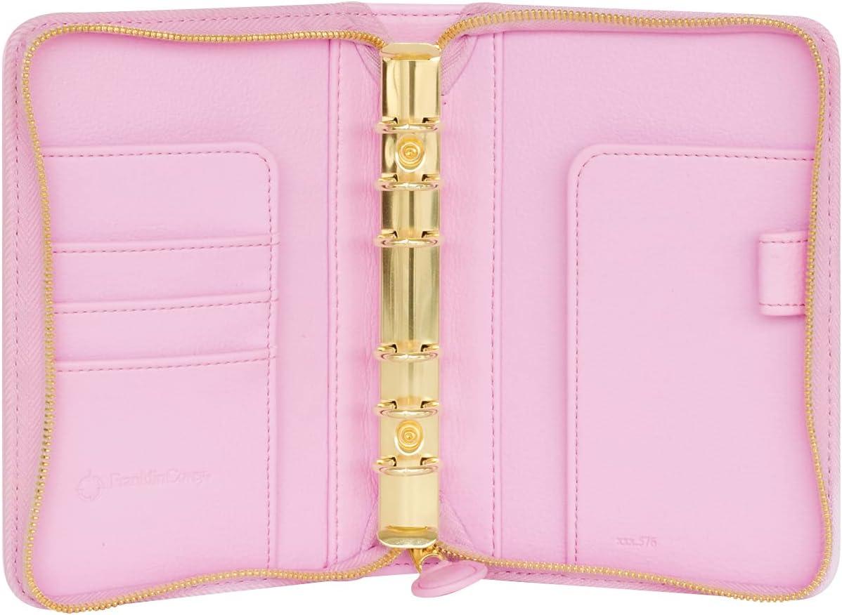 image:imageFranklinCovey Thalia RingBound Binder for FranklinCovey Planners Simulated Leather Zipper Binder Classic Water LilyWater Lily