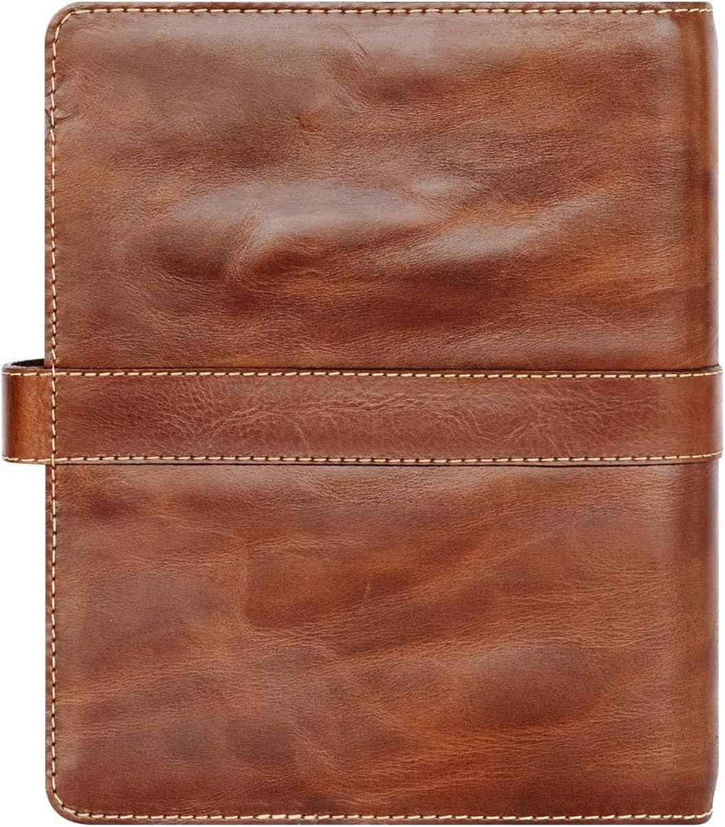 image:imageFranklinCovey Torino Leather Snap Binder Classic Cognac