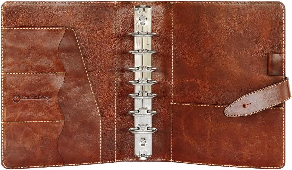 image:imageFranklinCovey Torino Leather Snap Binder Classic Cognac