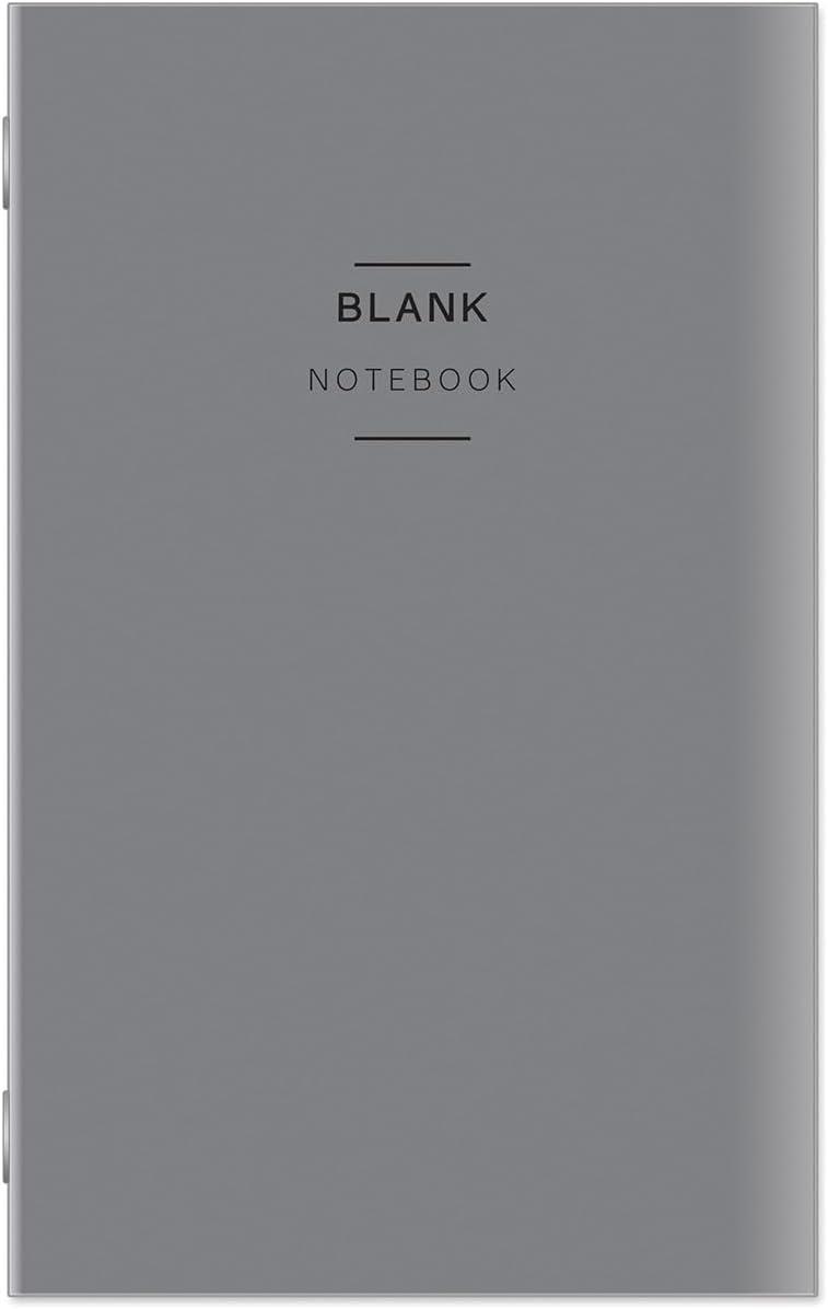 image:imageFranklinCovey Travelers Blank Notebook Quality Paper amp SoftTouch Cover Classic GrayGray