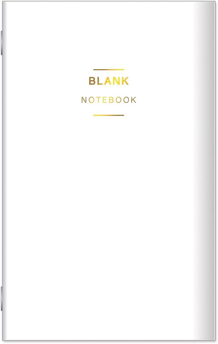 image:imageFranklinCovey Travelers Blank Notebook Quality Paper amp SoftTouch Cover Classic GrayWhite