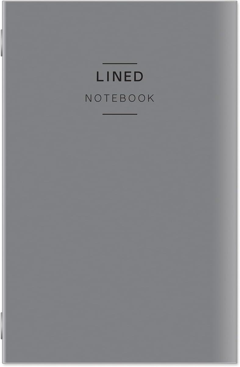 image:imageFranklinCovey Travelers Lined Notebook Quality Paper amp SoftTouch Cover Classic GrayGray