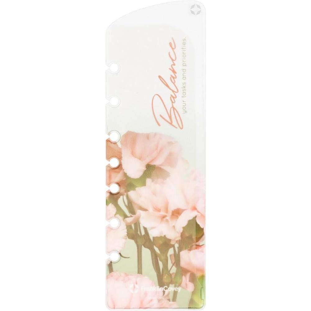 image:imageFranklinCovey Blooms RingBound Pouch Pagefinder for FranklinCovey Planners Quickly Access Planner Pages Classic RoseCarnation