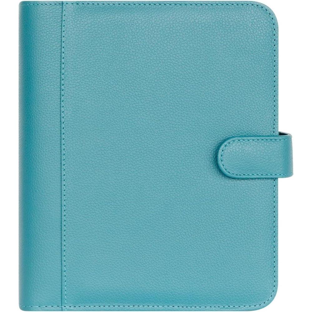 image:imageFranklinCovey Canyon Leather Snap Binder Classic Majestic Teal