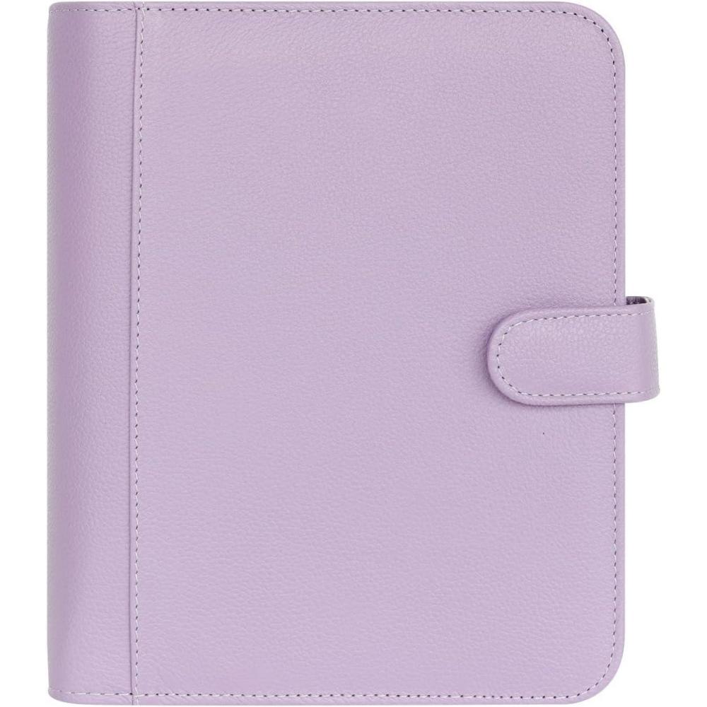image:imageFranklinCovey Canyon RingBound Binder for FranklinCovey Planners Leather Snap Binder Classic Sunrise Lavender
