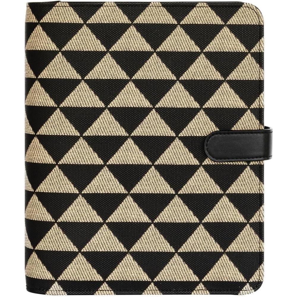 image:imageFranklinCovey Carissa RingBound Binder for FranklinCovey Planners Leather Snap Binder Classic BeigeBlack