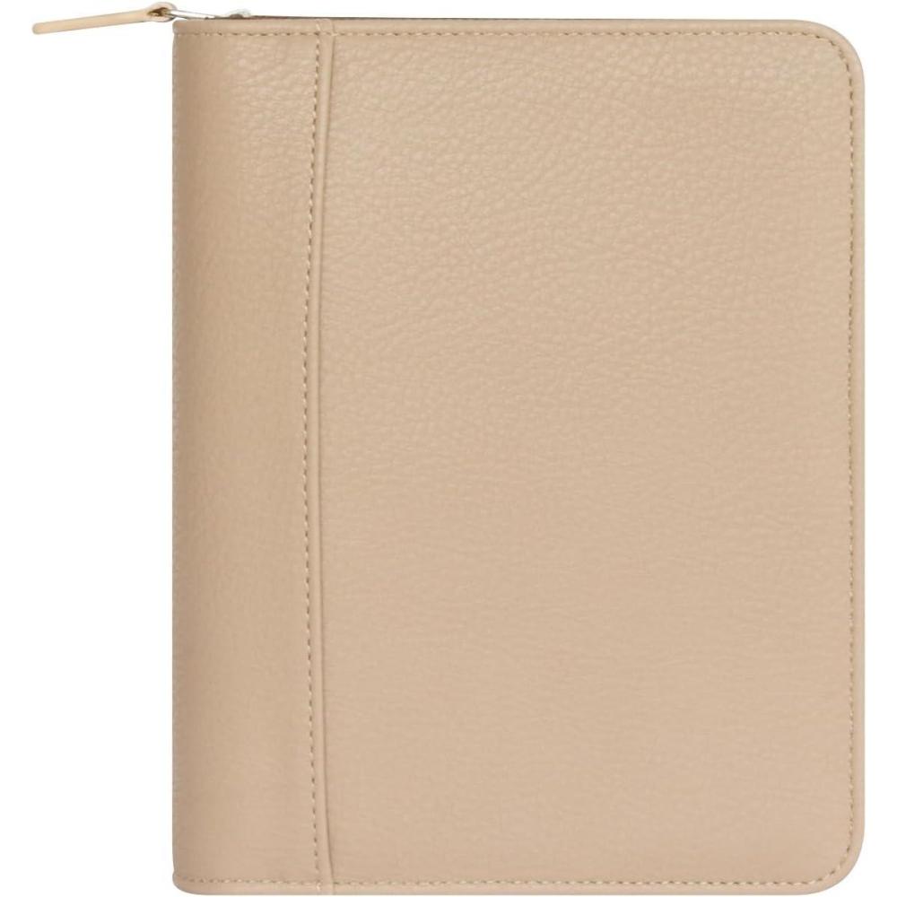 image:imageFranklinCovey Charlie Binder for RingBound FranklinCovey Planners Genuine Leather Zipper Closure Compact BlueTan