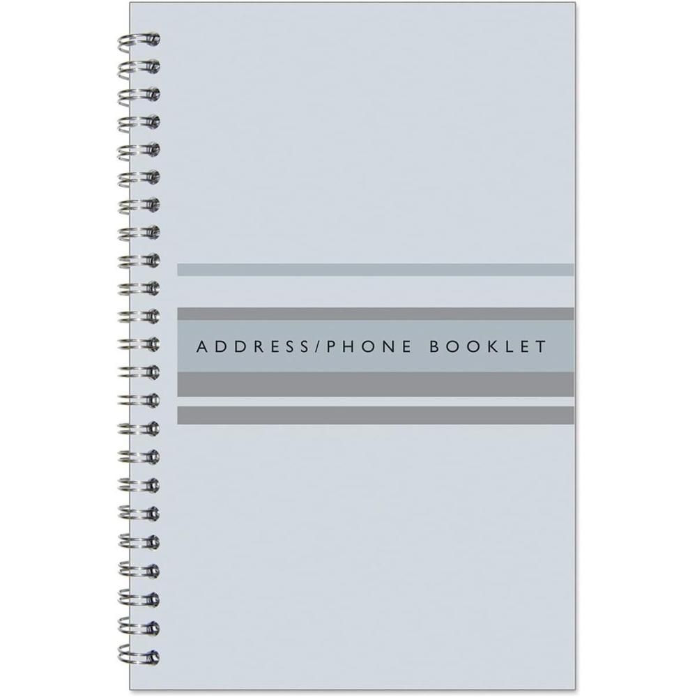 image:imageFranklinCovey Compass WireBound AddressPhone Book with Tabs Record Emails Phone Numbers and Addresses Classic 112 Pages 24 TabsClassic Size