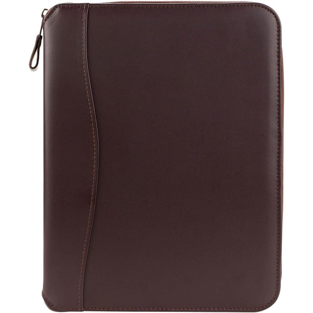 image:imageFranklinCovey FC Basics Spacemaker RingBound Binder for FranklinCovey Planners Simulated Leather Vinyl Zipper Binder Monarch BurgundyBurgundy