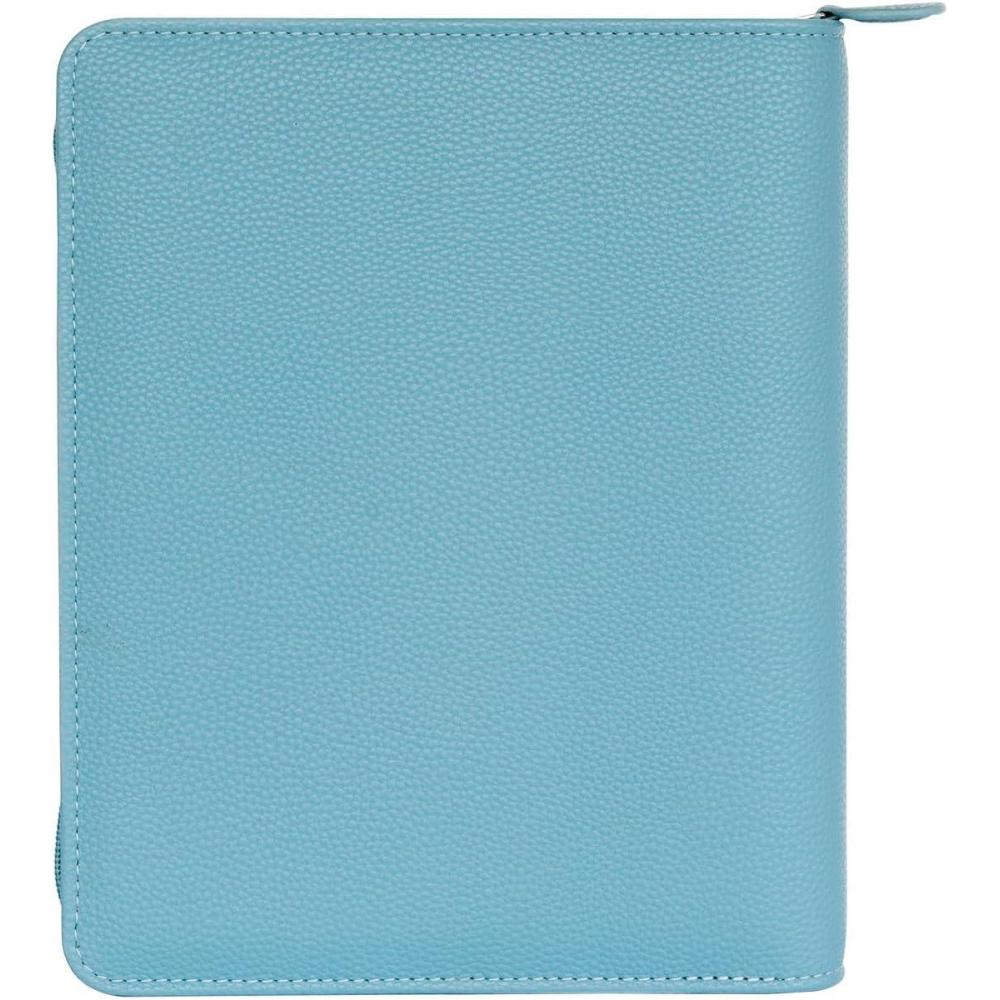 image:imageFranklinCovey Jackie Simulated Leather Binder Classic Sky Blue