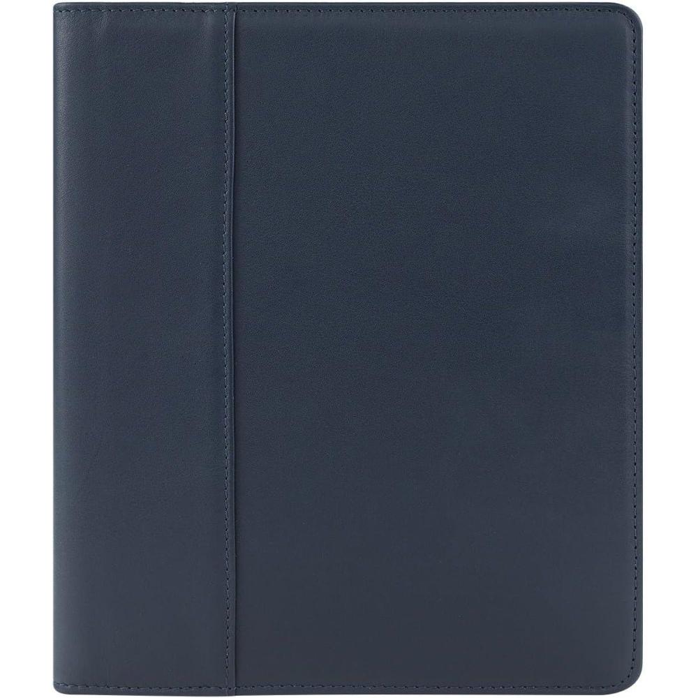image:imageFranklinCovey Jordan Cover for WireBound FranklinCovey Planners Leather Zipper Closure Classic BlackNavy