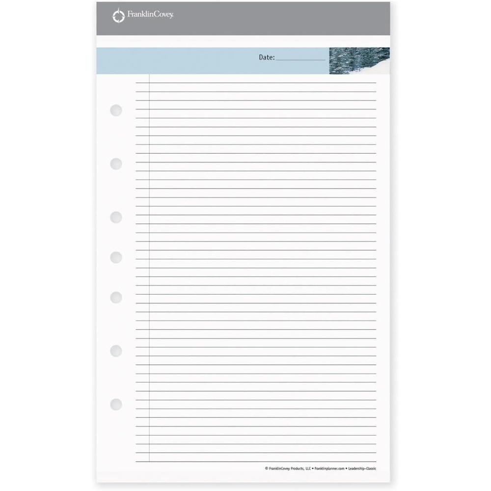 image:imageFranklinCovey Leadership Portfolio Notepads 48 Pages Per Pad Compact Set of 3Classic Size