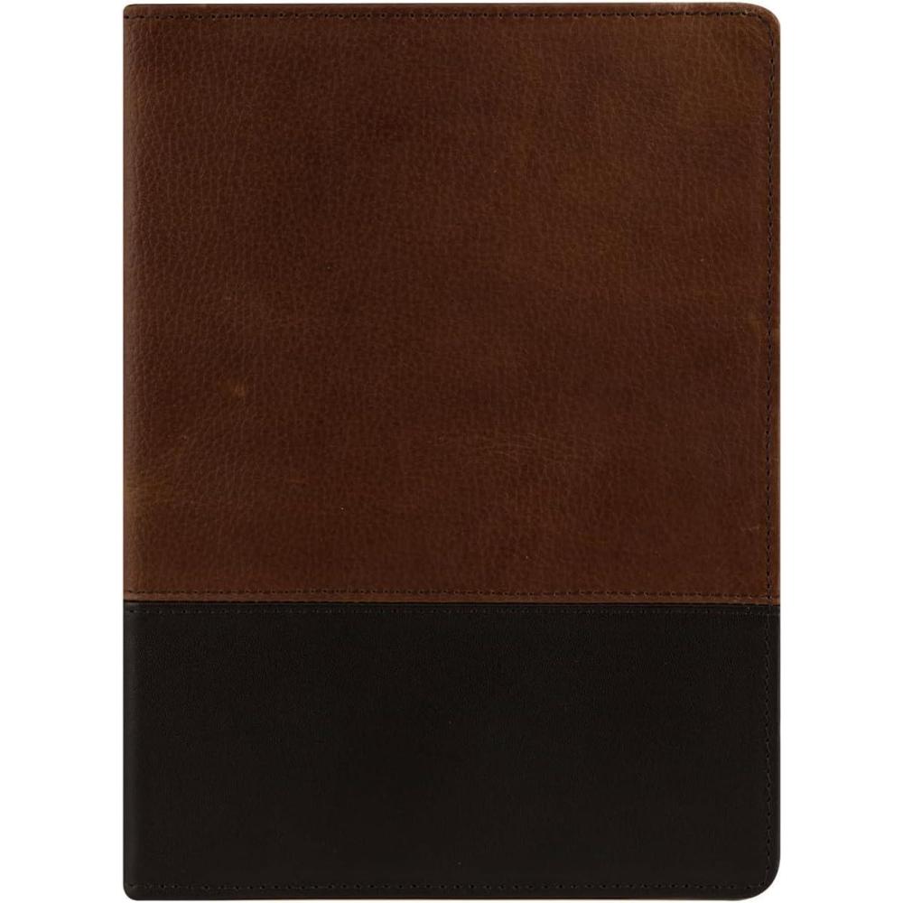 image:imageFranklinCovey Logan Cover Leather Open Cover for Wirebound Planners Classic ChocolateEspressoChocolateEspresso