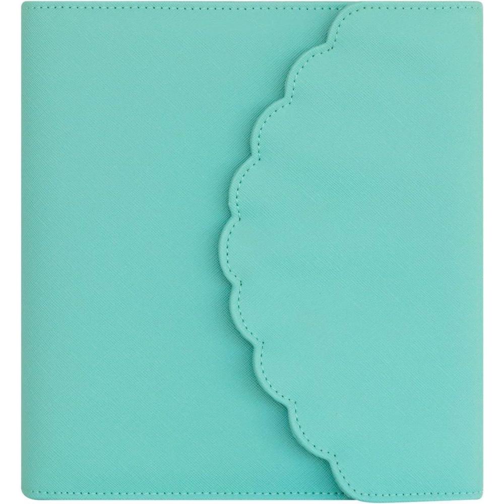 image:imageFranklinCovey Luisa RingBound Binder for FranklinCovey Planners Simulated Leather Snap Binder Classic Eggshell BlueEggshell Blue