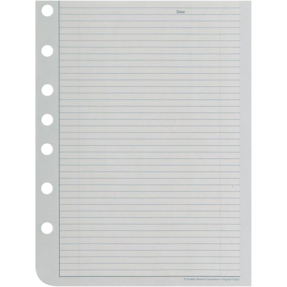 image:imageFranklinCovey Original Cutaway Daily Notes Expansion Pages for Planners ClassicClassic Size