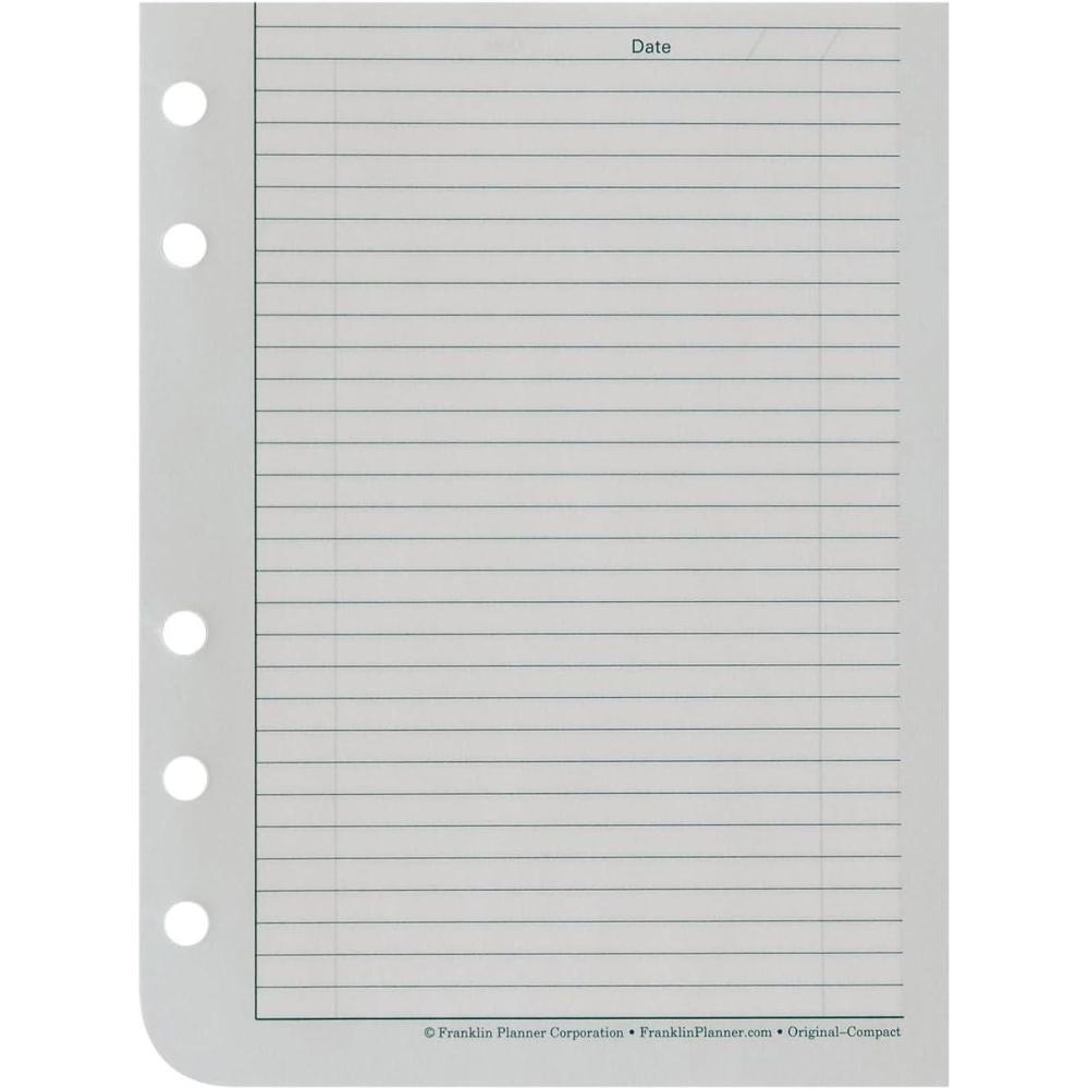 image:imageFranklinCovey Original Cutaway Daily Notes Expansion Pages for Planners ClassicCompact Size