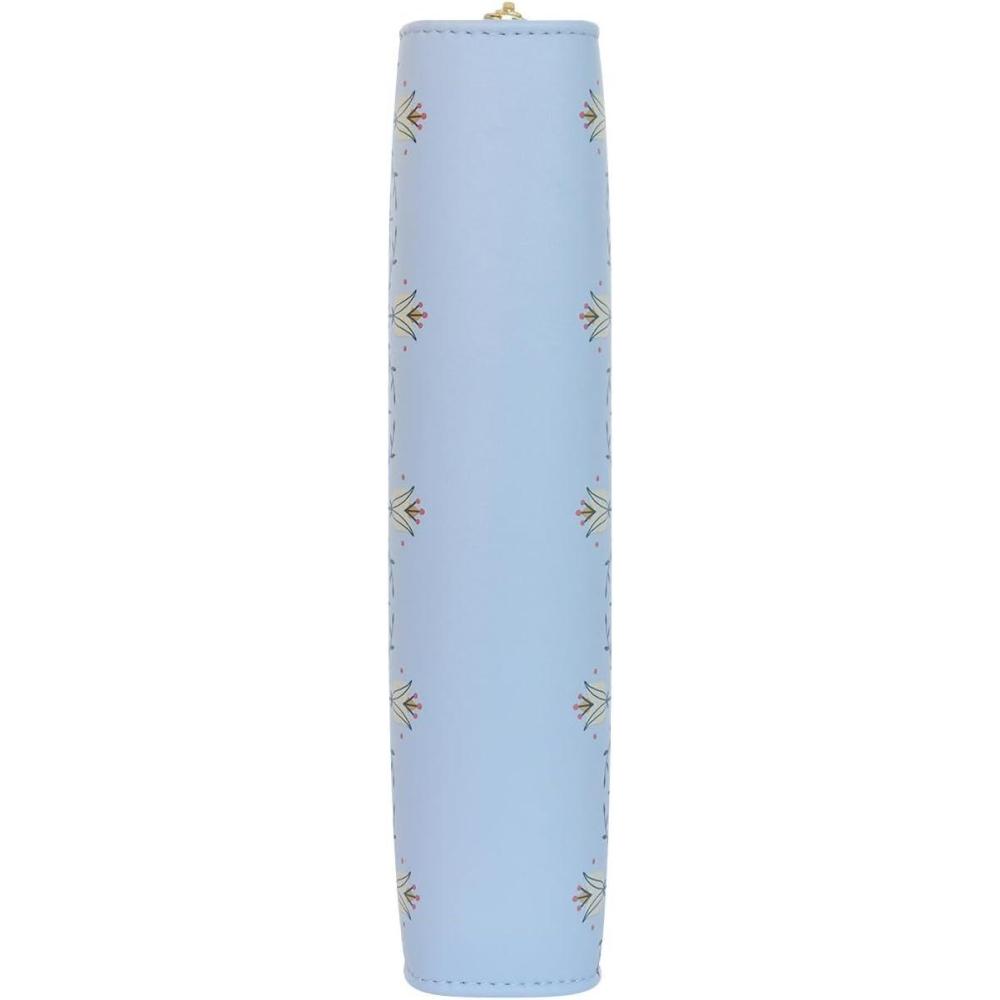 image:imageFranklinCovey Planner Love Folklore Blooms RingBound Binder for FranklinCovey Planners Simulated Leather Zipper Binder Classic CornflowerCornflower