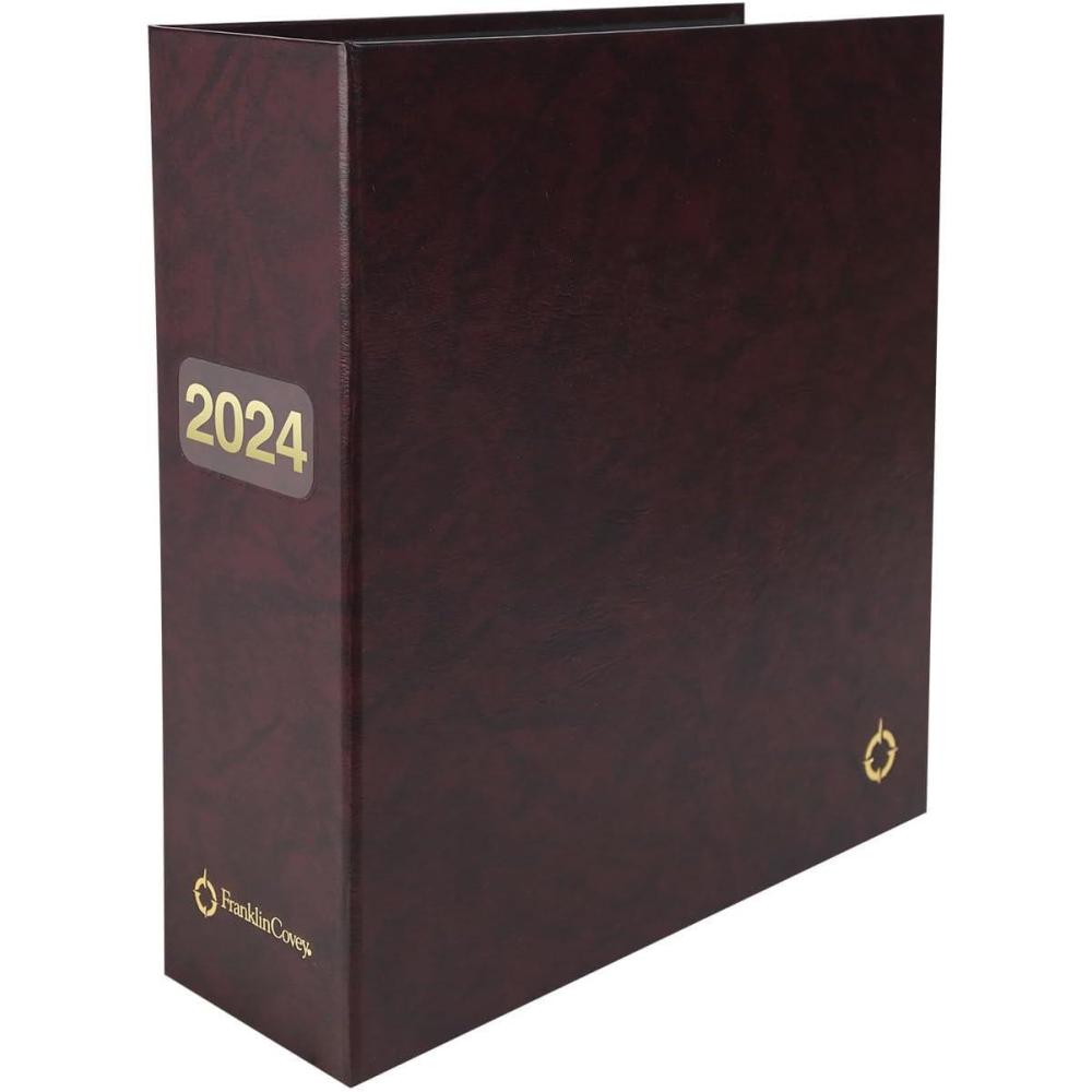 image:imageFranklinCovey Storage Binder for FranklinCovey Planners Protect Past and Future Planner Pages Classic AquaBurgundy
