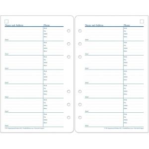 image:imageFranklinCovey  AddressPhone Pages  Expansion for Planners PocketCompact Size
