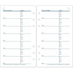 image:imageFranklinCovey  AddressPhone Pages  Expansion for Planners PocketPocket Size
