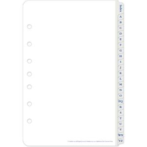 image:imageFranklinCovey  Alphabetical Tabs for RingBound FranklinCovey Planners  Organize Information Alphabetically  Expansion Pages Classic 24 TabsClassic Size