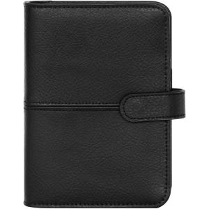image:imageFranklinCovey  Anna RingBound Binder for FranklinCovey Planners  Leather with Snap Closure Pocket Nostalgia RoseOnyx