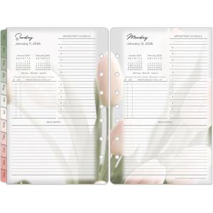 image:imageFranklinCovey  Blooms Planner Refill  One Page Per Day RingBound Classic Jan 2026  Dec 2026Jan 2026  Dec 2026