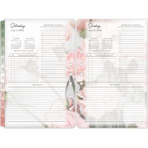 image:imageFranklinCovey  Blooms Planner Refill  One Page Per Day RingBound Classic Jan 2026  Dec 2026Jul 2026  Jun 2027