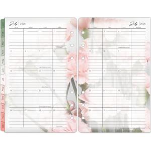 image:imageFranklinCovey  Blooms Two Page Monthly Calendar Tabs for RingBound FranklinCovey Planners Monarch Jan 2026  Dec 2026Jul 2026  Jun 2027