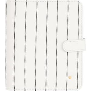 image:imageFranklinCovey  Blush Blossoms Planner Love RingBound Binder for FranklinCovey Planners  Simulated Leather  Snap Binder Compact Cream StripedCream Striped