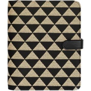 image:imageFranklinCovey  Carissa RingBound Binder for FranklinCovey Planners  Leather  Snap Binder Classic BeigeBlack
