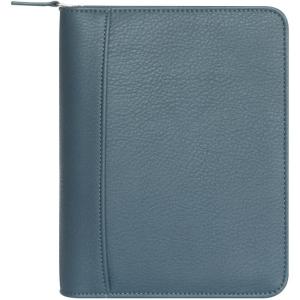 image:imageFranklinCovey  Charlie Binder for RingBound FranklinCovey Planners  Genuine Leather  Zipper Closure Compact BlueBlue