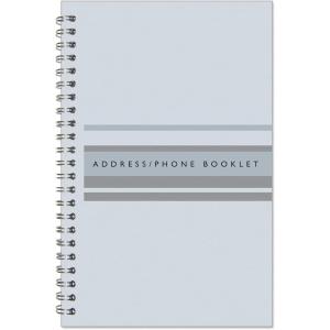 image:imageFranklinCovey  Compass WireBound AddressPhone Book with Tabs  Record Emails Phone Numbers and Addresses Classic 112 Pages 24 TabsClassic Size