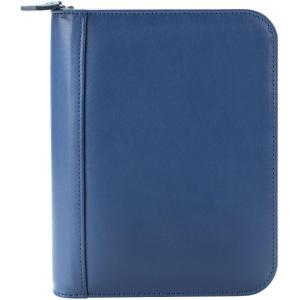 image:imageFranklinCovey  FC Signature RingBound Binder for FranklinCovey Planners  Leather  Zipper Binder Classic OliveBlue