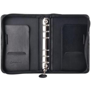 image:imageFranklinCovey  FC Signature RingBound Binder for FranklinCovey Planners  Nappa Leather  Zipper Binder Monarch BlackBlack