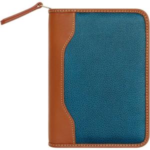 image:imageFranklinCovey  Jody RingBound Binder for FranklinCovey Planners  Leather  Zipper Binder Pocket TealTeal