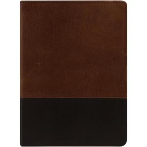 image:imageFranklinCovey  Logan Cover  Leather  Open Cover for Wirebound Planners Classic ChocolateEspressoChocolateEspresso