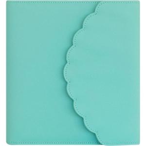 image:imageFranklinCovey  Luisa RingBound Binder for FranklinCovey Planners  Simulated Leather  Snap Binder Classic Eggshell BlueEggshell Blue