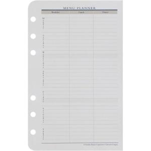 image:imageFranklinCovey  Menu Planner  Shopping List for RingBound FranklinCovey Planners  Plan Menus and Shopping Lists  Expansion Pages Classic 50 SheetsCompact Size
