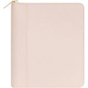 image:imageFranklinCovey  Millie RingBound Binder for FranklinCovey Planners  Simulated Leather  Zipper Binder Classic Seashell Pink