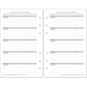 image:imageFranklinCovey  Occasions Forms Pack for RingBound FranklinCovey Planners  Plan amp Record Special Events  Expansion Pages Classic 16 SheetsCompact Size