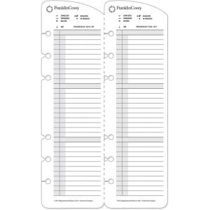 image:imageFranklinCovey  Progressive Task List for RingBound FranklinCovey Planners  Easily Removable to Move Repeating Tasks to New Days Classic 26 CardsCompact Size