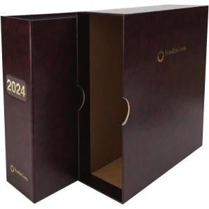 image:imageFranklinCovey  Storage Combo  Protect Past and Future Planner Pages Compact BurgundyBurgundy