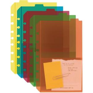 image:imageFranklinCovey  Tabbed Divider Pockets  Categorize Your Planner  Set of 5 ClassicClassic Size